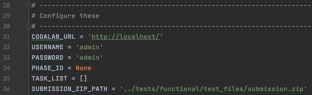 Submission Example Options