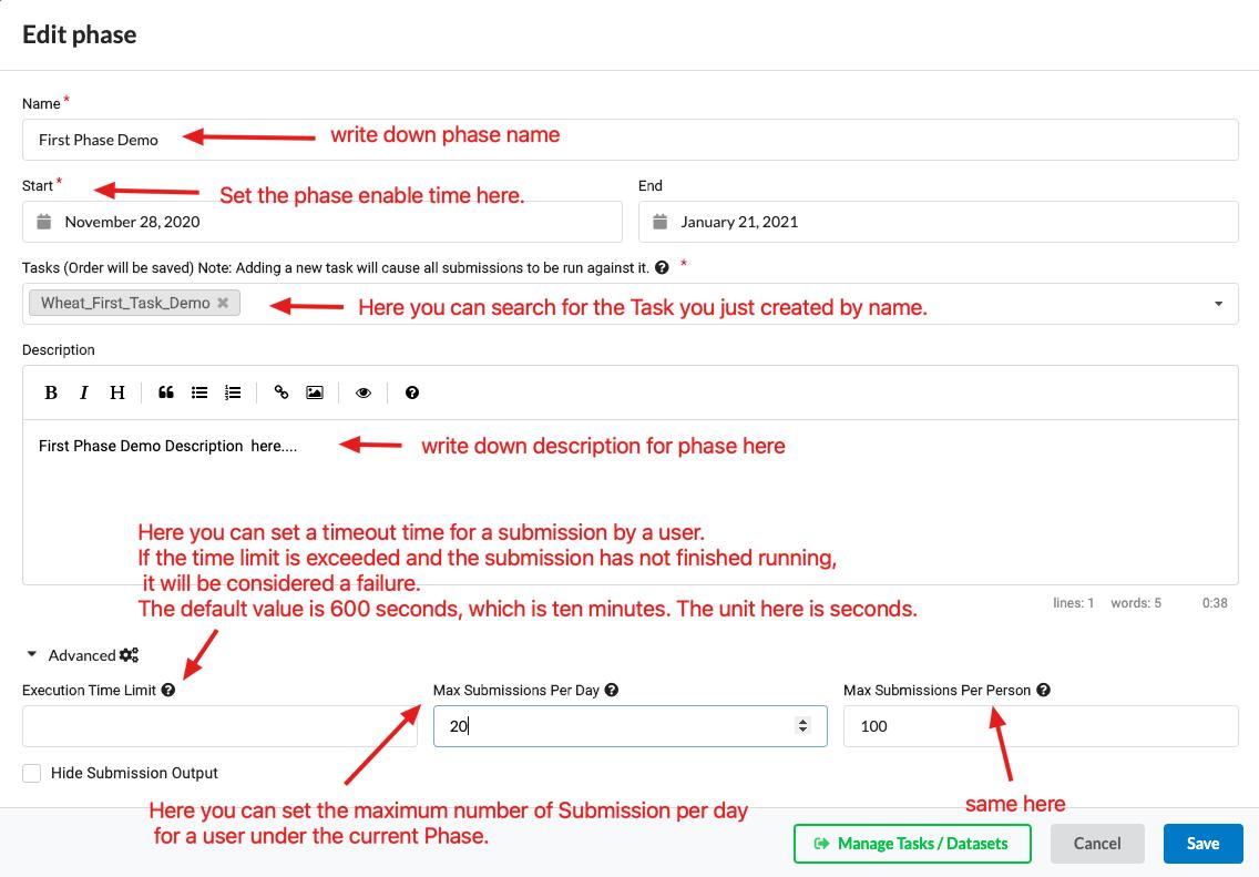 Advanced Tutorial - Codabench Wiki