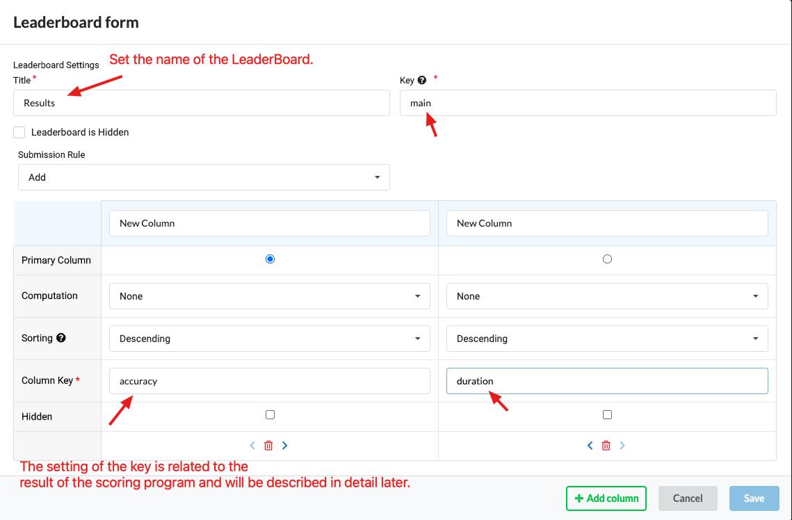 Advanced Tutorial - Codabench Wiki
