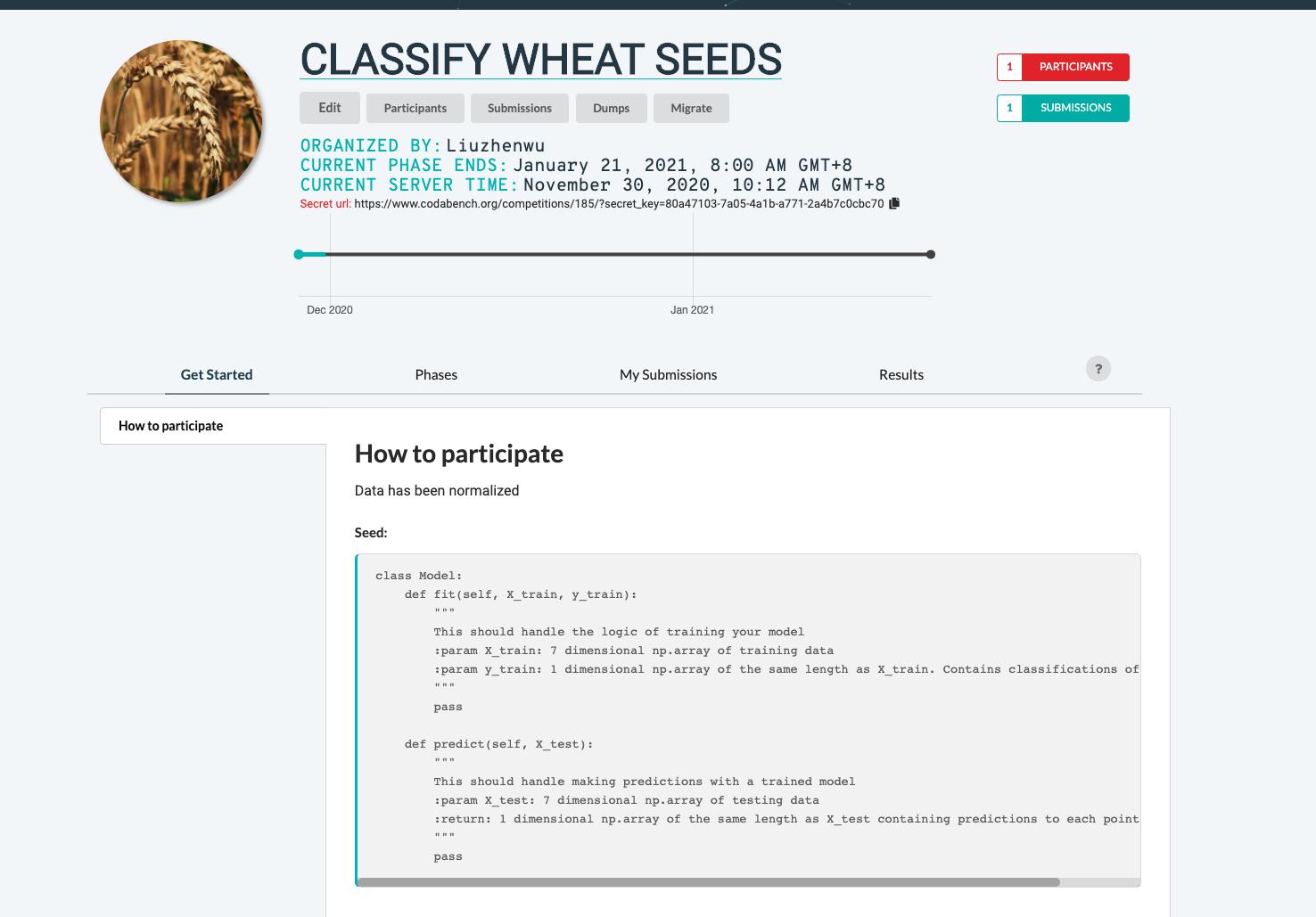 Advanced Tutorial - Codabench Wiki