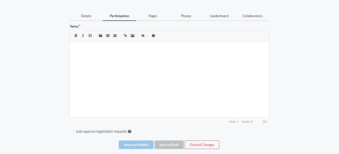 Competition Creation Form - Codabench Docs